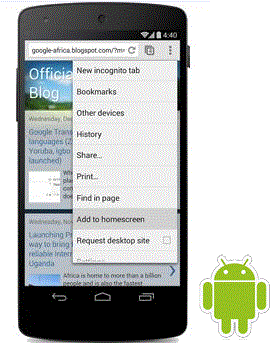 Accesos directos en Android
